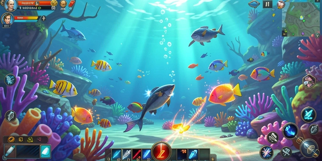 Tangkapan layar menunjukkan gameplay yang memukau.