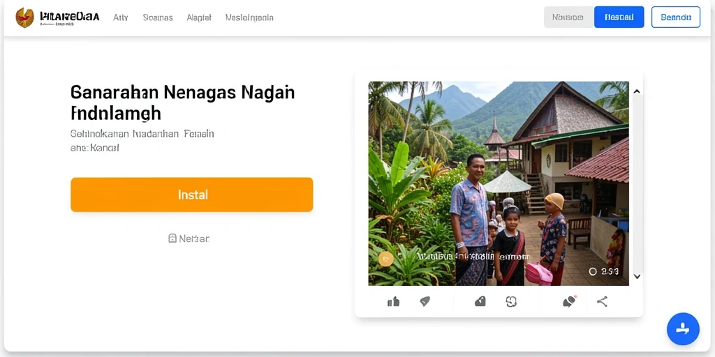 Tampilan awal yang menarik dan penuh warna.