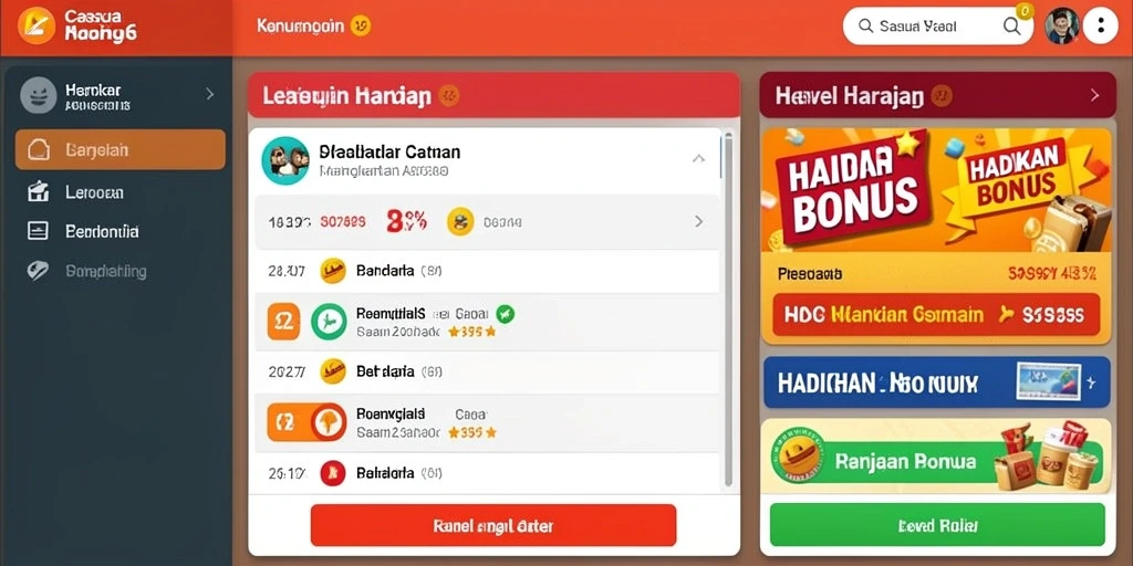 Tampilan antarmuka JABARTOTO yang modern dan menarik.