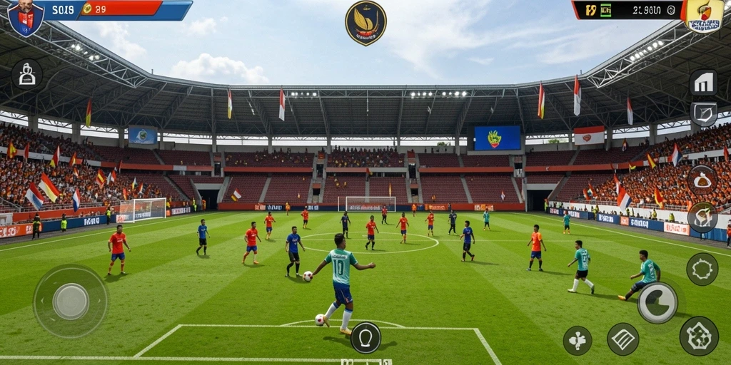 Tampilan karakter yang atraktif dan detail.