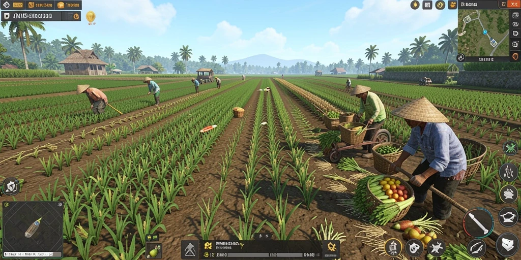 Tampilan awal game dengan karakter yang menarik.