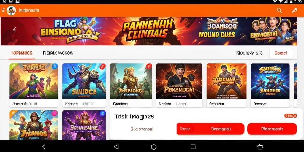 Tangkapan layar permainan yang penuh warna dan dinamis.